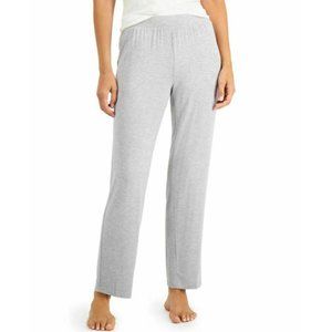 NWT! Alfani Women's Sz S Soft Essential Sleep Pants Pajama Pants w/ Pockets Gray
